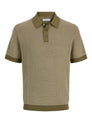 JPRBLUKINGSLEY KNIT POLO SS LN