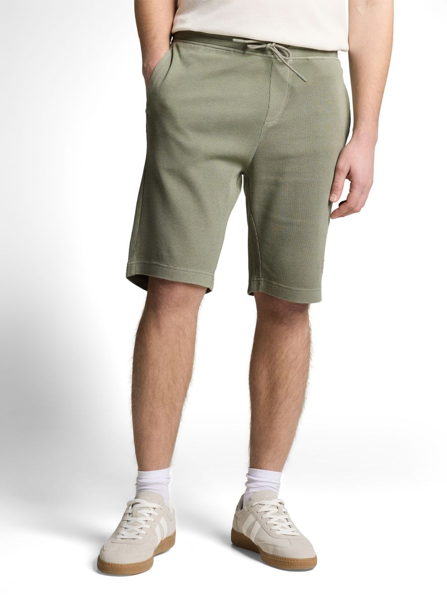 Shorts mit Waffelstruktur