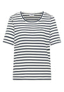 T-Shirt mit Rundhals und Streifen