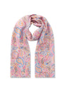 PRINTED SCARF SILK PONGÉ PAISLEY bl