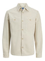 JPRBLURAYLE LINEN BL. SOLID LS SHIR