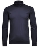 Turtle neck with bottom rib