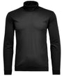 Turtle neck with bottom rib