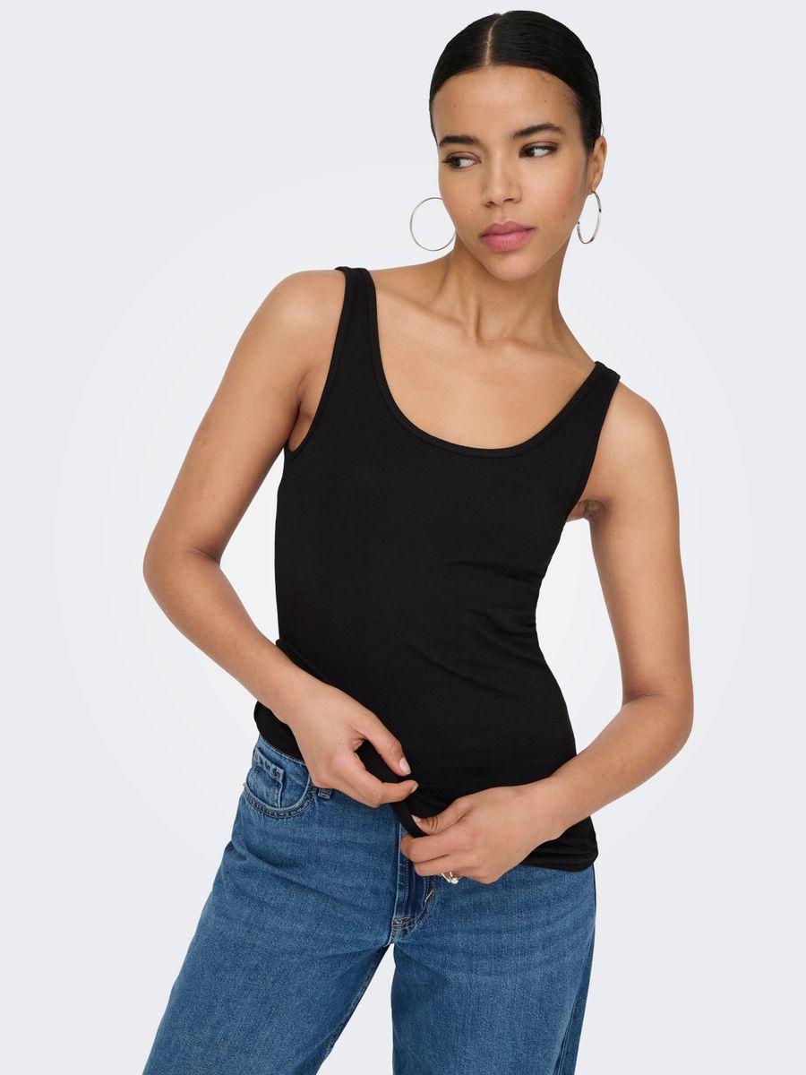 ONLLIVE LOVE S/L TANK TOP NOOS