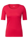 T-Shirt in Unifarbe