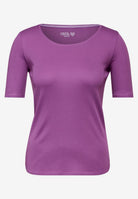 T-Shirt in Unifarbe
