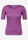 T-Shirt in Unifarbe