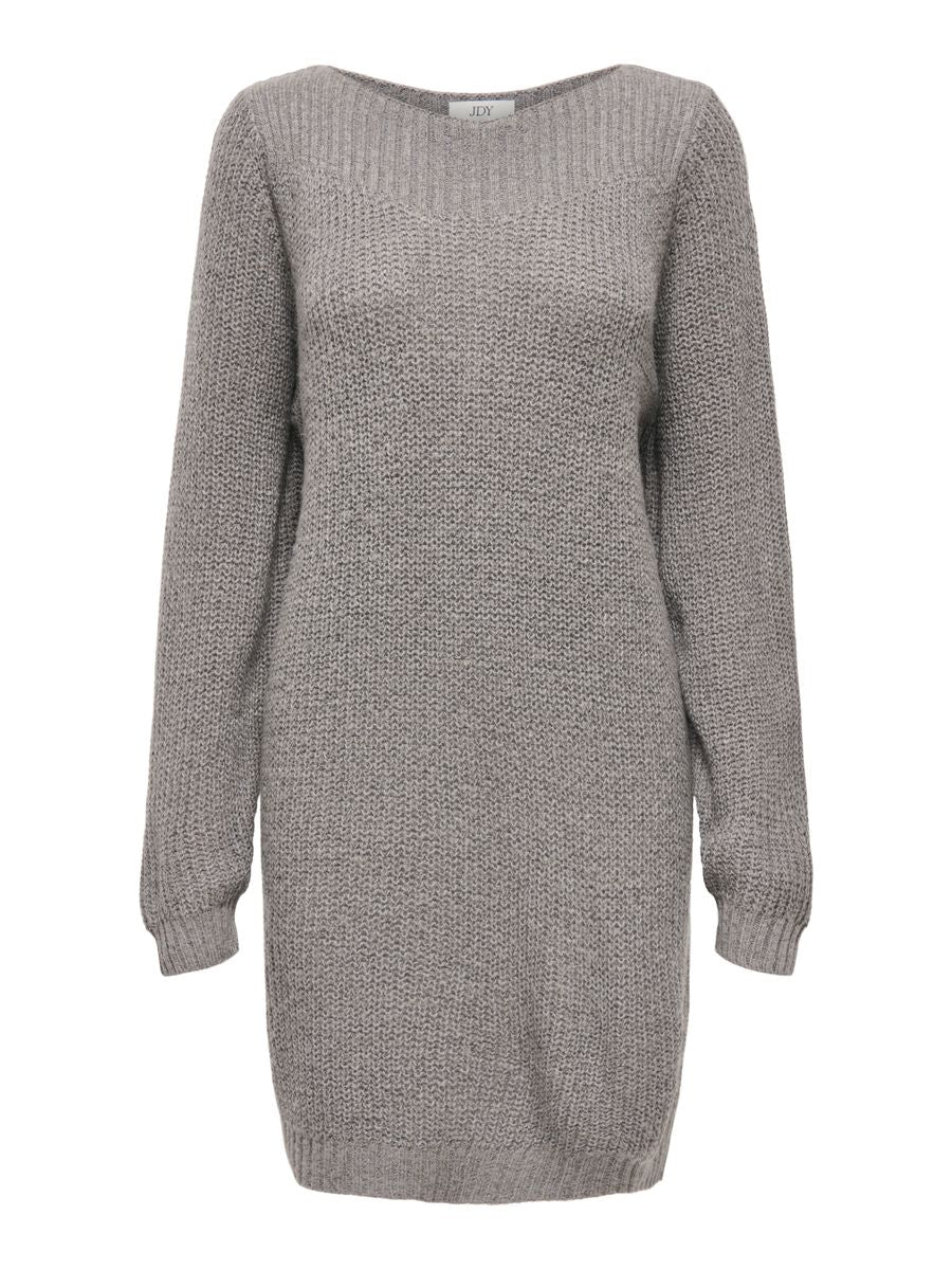 JDYWHITNEY MEGAN L/S BOAT DRESS KNT NOOS