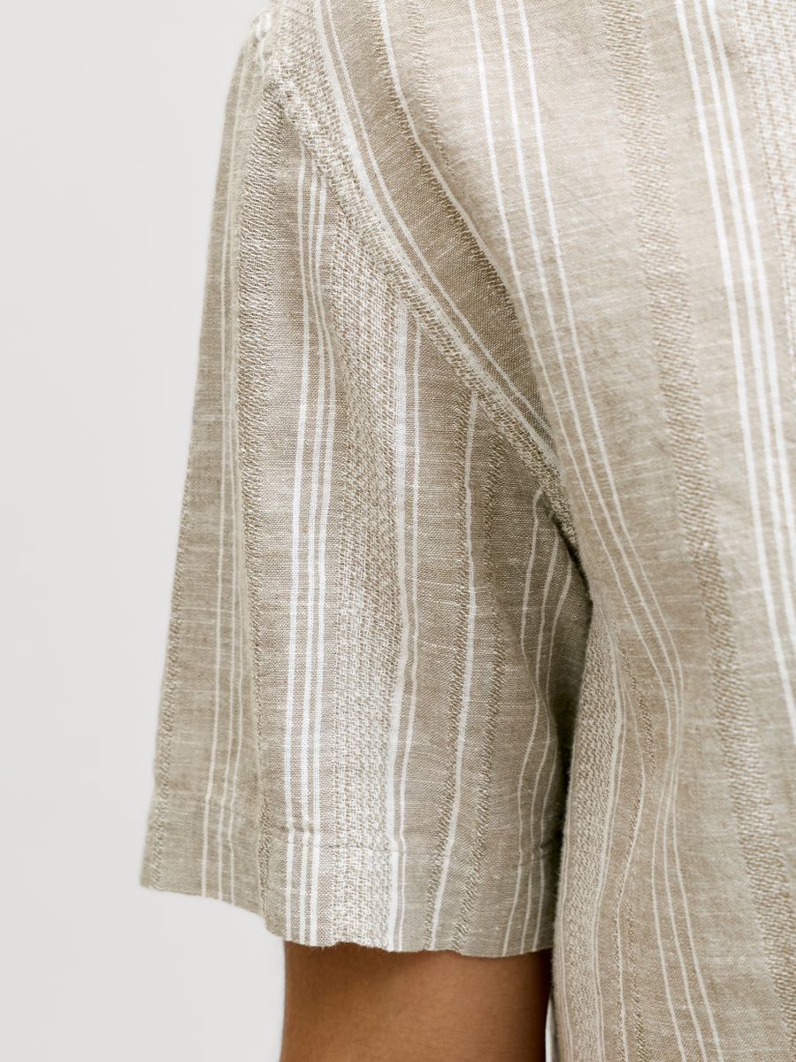 JPRBLUSUMMER LIN. BLEN DOBBY SS SHIRT SN