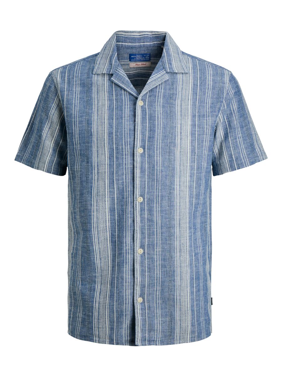 JPRBLUSUMMER LIN. BLEN DOBBY SS SHIRT SN