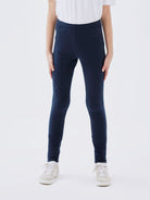NKFDAVINA SOLID SWE LEGGING  BRU N