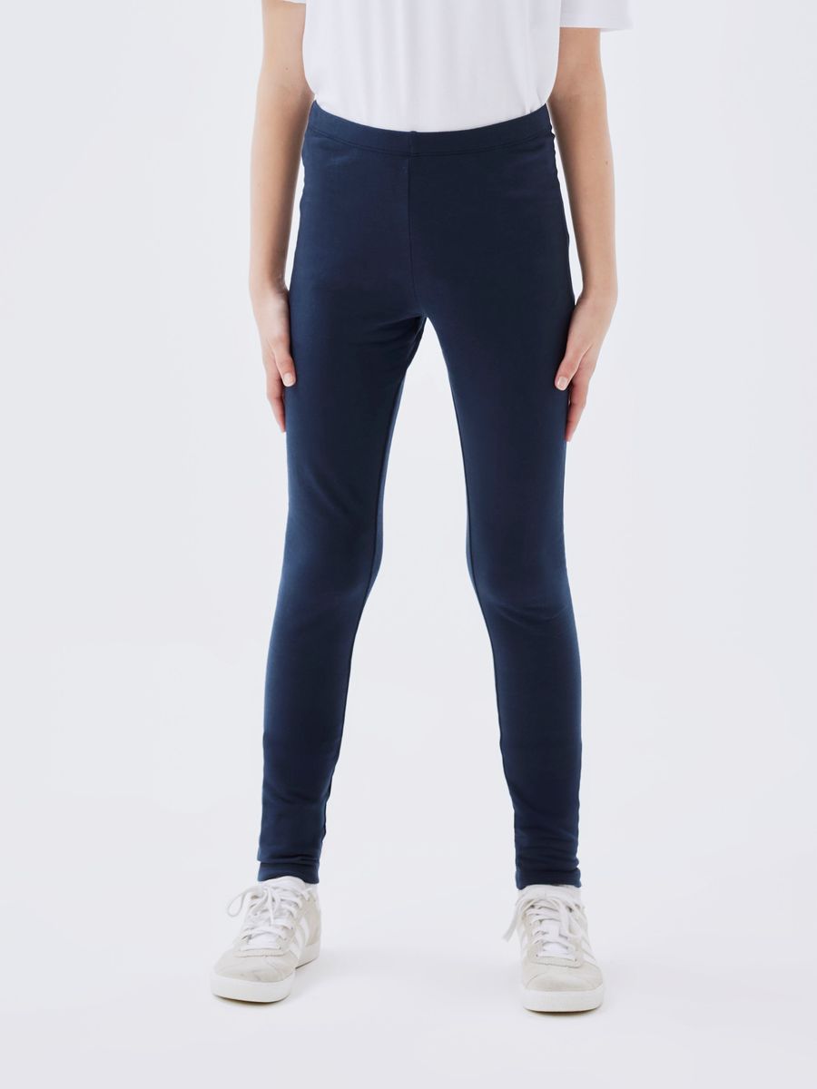 NKFDAVINA SOLID SWE LEGGING  BRU N