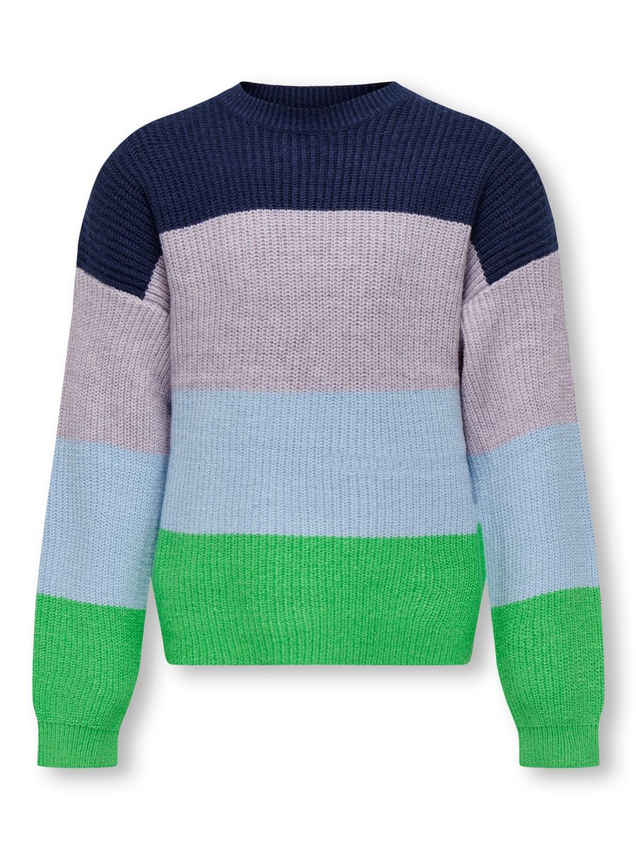 KOGSANDY L/S STRIPE PULLOVER KNT NO