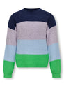 KOGSANDY L/S STRIPE PULLOVER KNT NO