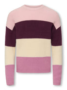 KOGSANDY L/S STRIPE PULLOVER KNT NOOS