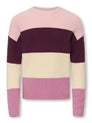 KOGSANDY L/S STRIPE PULLOVER KNT NO