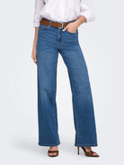 ONLMADISON BLUSH HW WIDE DNM DOT372
