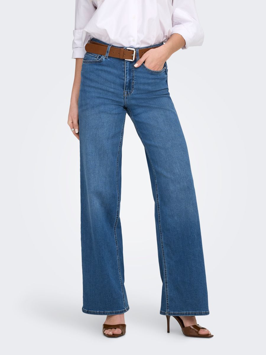 ONLMADISON BLUSH HW WIDE DNM DOT372