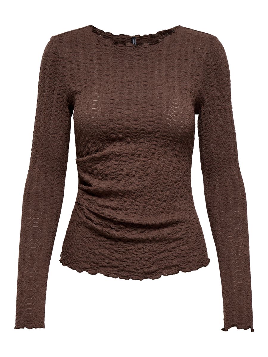 ONLELLA L/S RUCHING TOP JRS