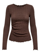 ONLELLA L/S RUCHING TOP JRS
