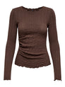ONLELLA L/S RUCHING TOP JRS