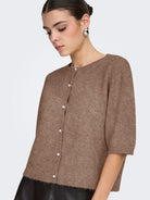 JDYRUE LIFE 2/4 PEARL CARDIGAN KNT