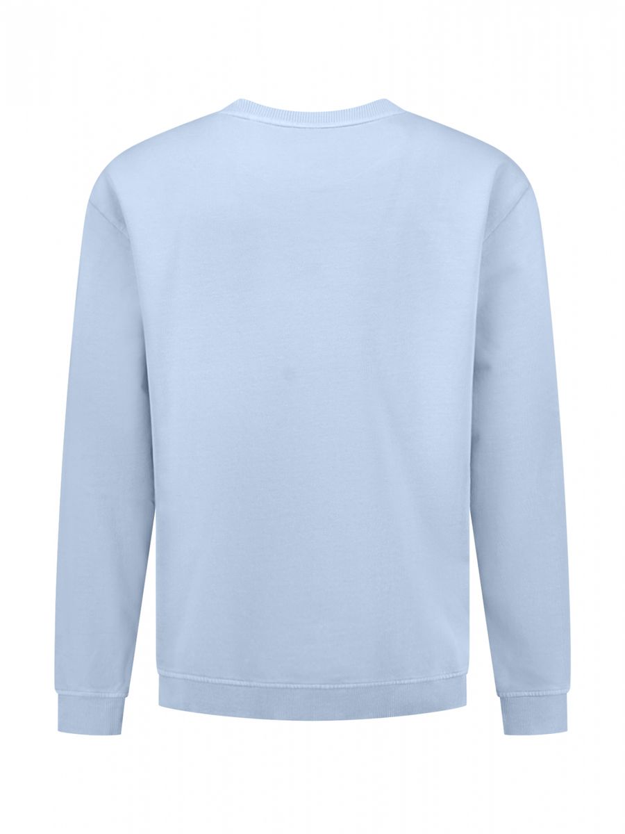 Sweater Crewneck French Terry Garment Dyed