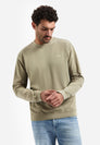 Sweater Crewneck French Terry Garment Dyed