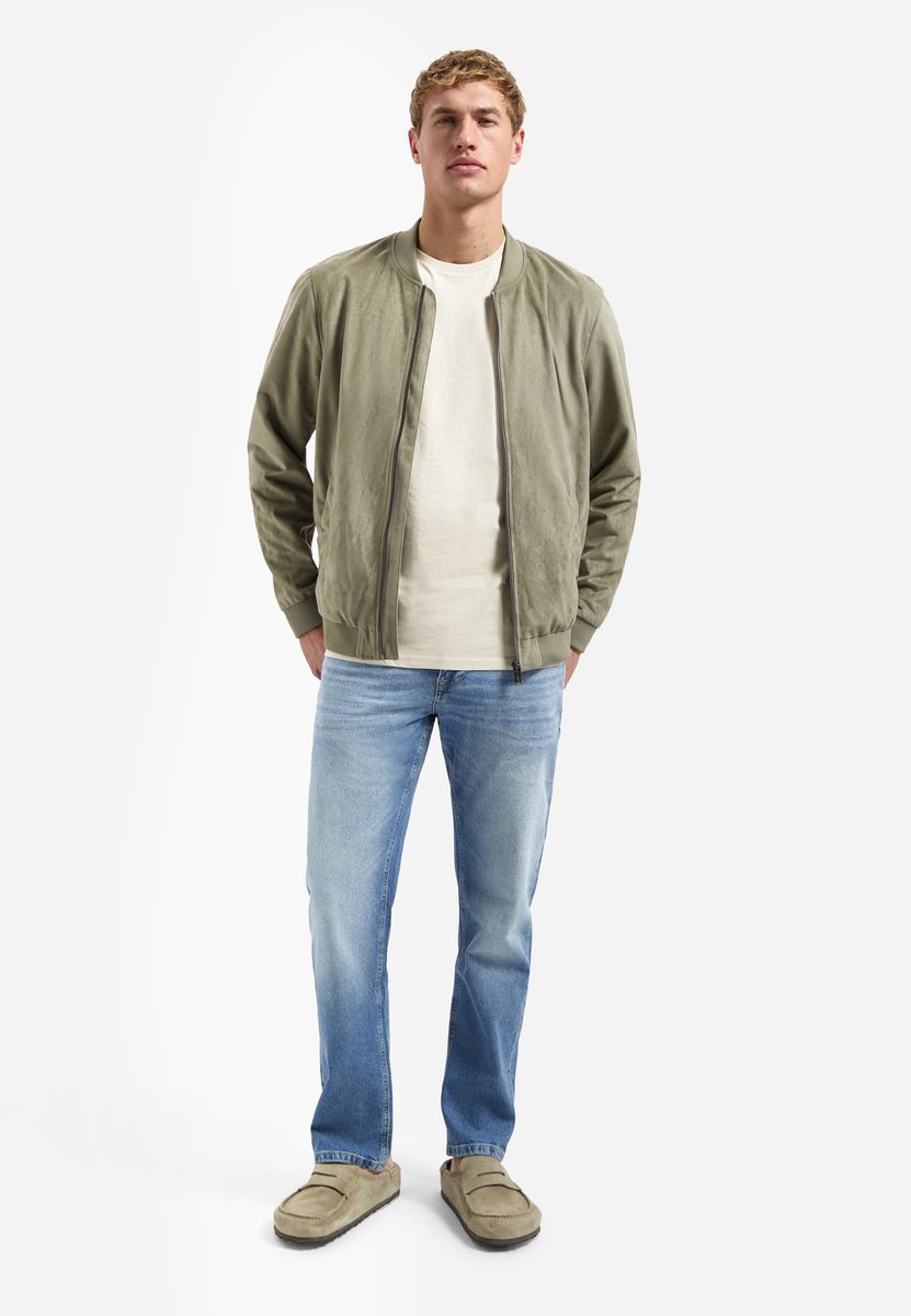 Jacket Short Fake Suede