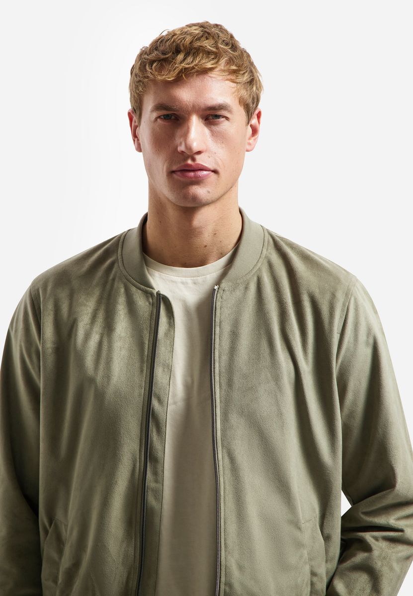 Jacket Short Fake Suede