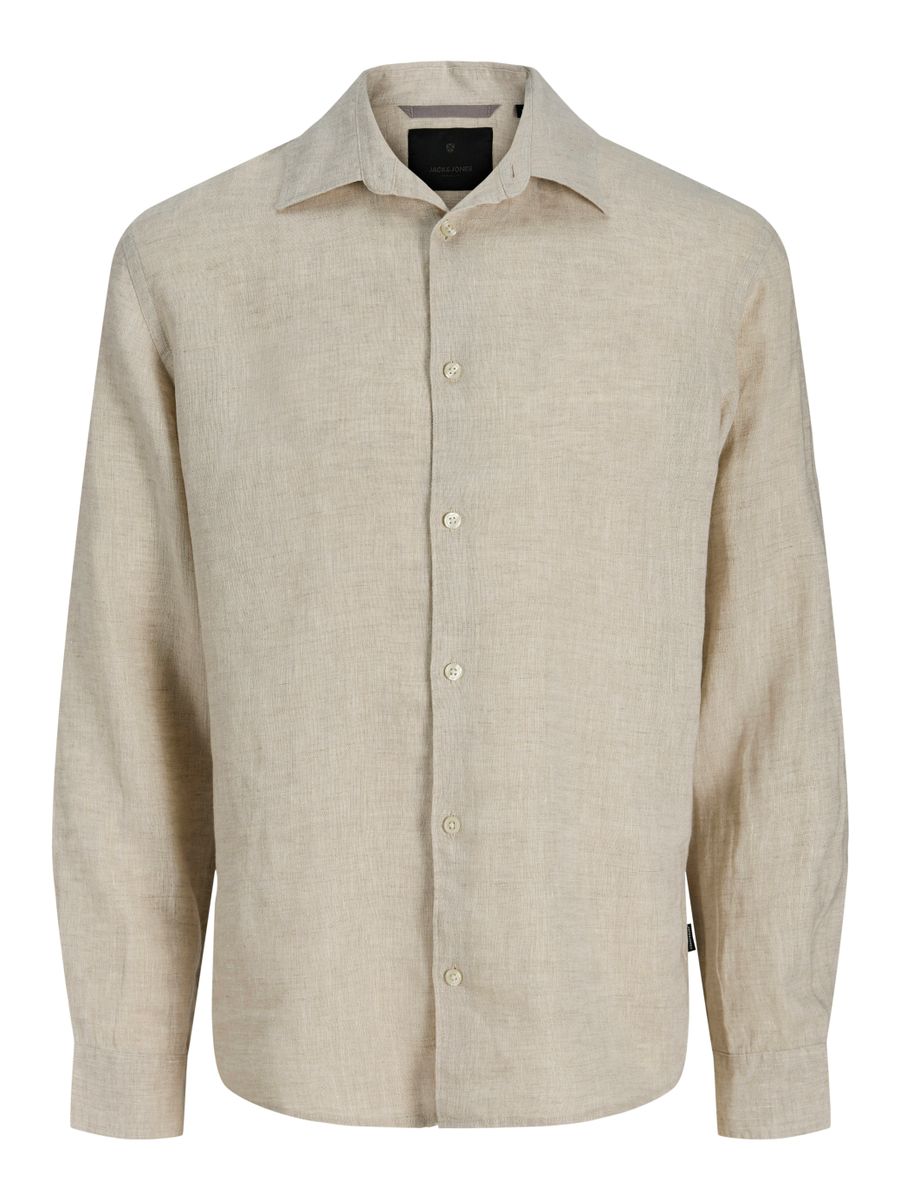 JPRBLALAWRENCE LINEN LS SHIRT SN