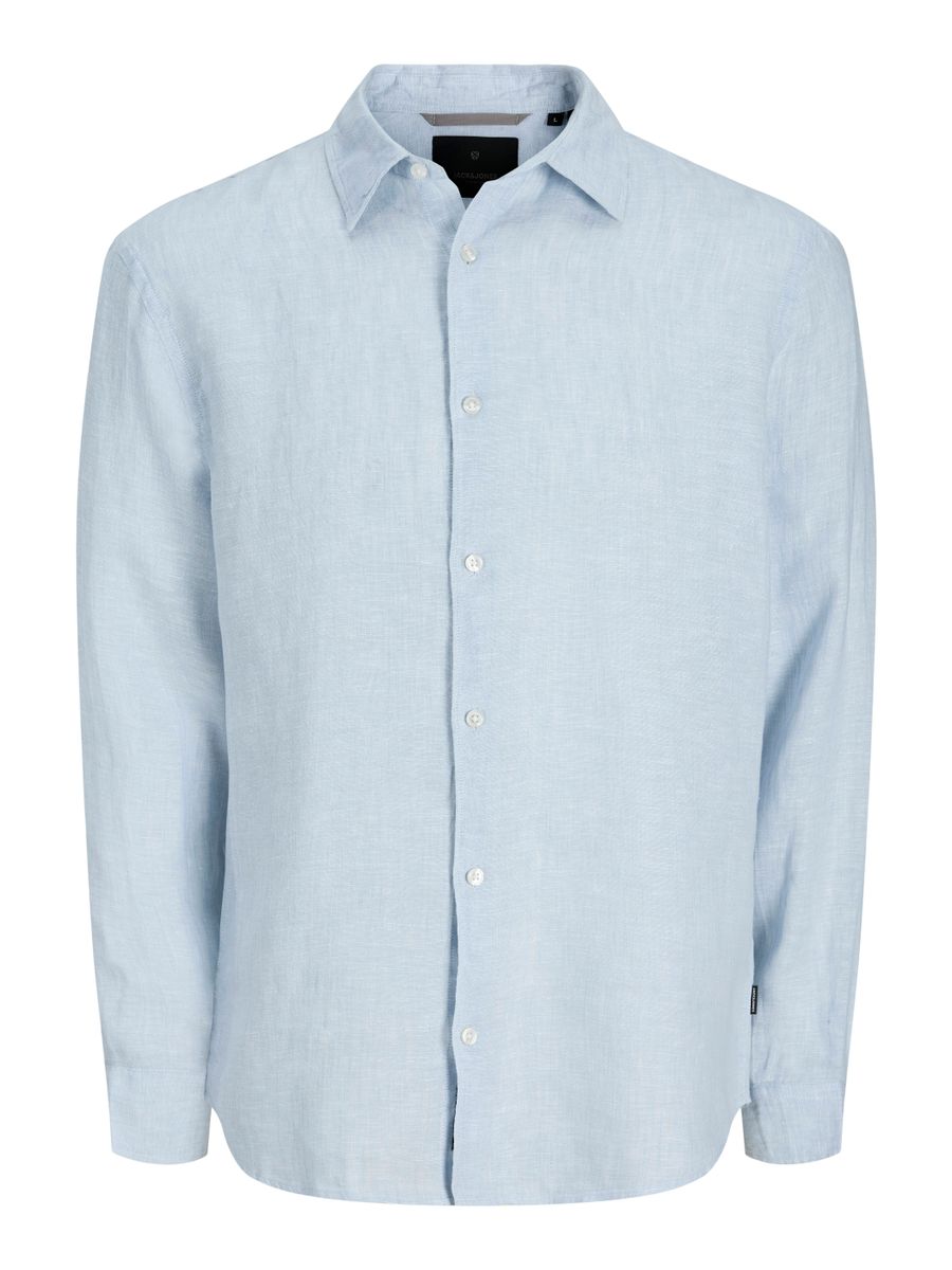 JPRBLALAWRENCE LINEN LS SHIRT SN