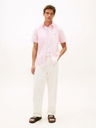 FLEX POPLIN HOUNDSTOOTH SS SHIRT