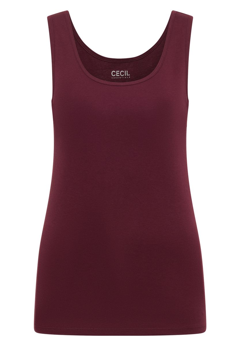 Basic Top aus reiner Baumwolle
