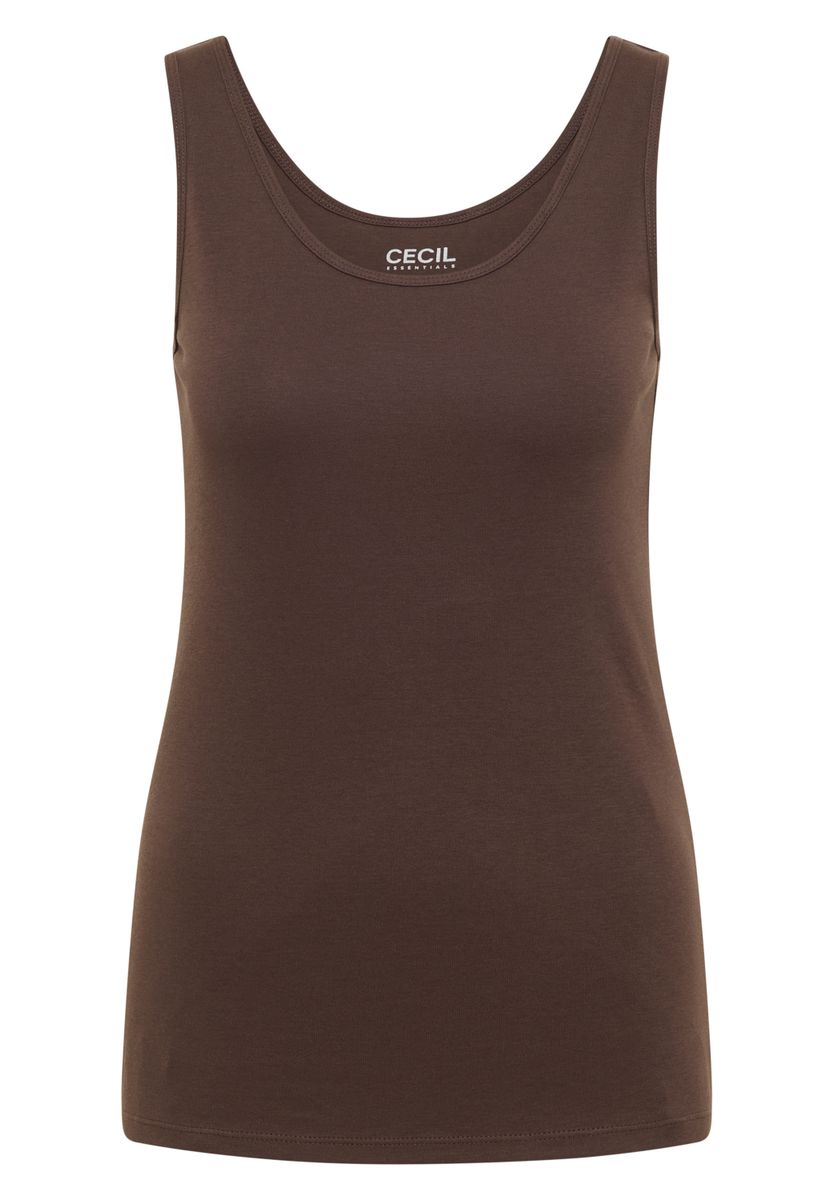 Basic Top aus reiner Baumwolle