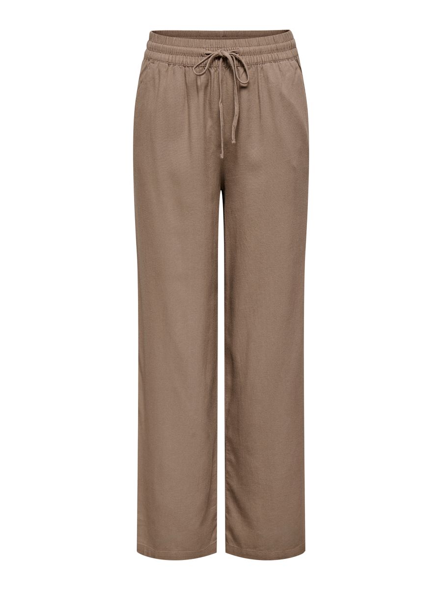 JDYSAY HW LINEN WIDE PANT WVN NOOS