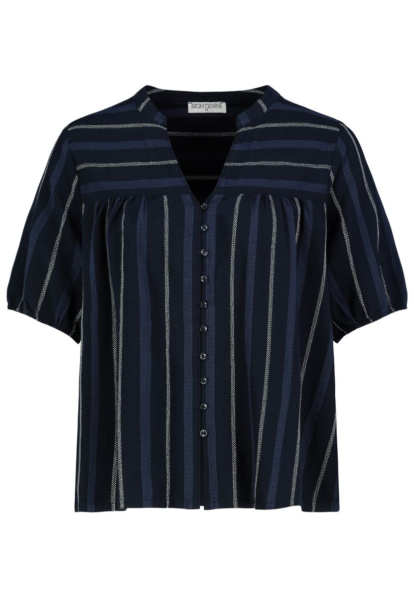 Damen, Bluse kurzarm