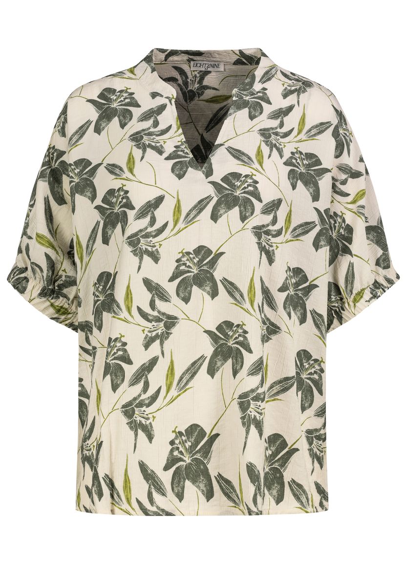 Damen, Bluse kurzarm