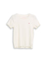 Ripp T-Shirt mit Print