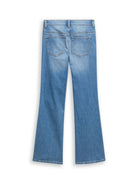 flared denim
