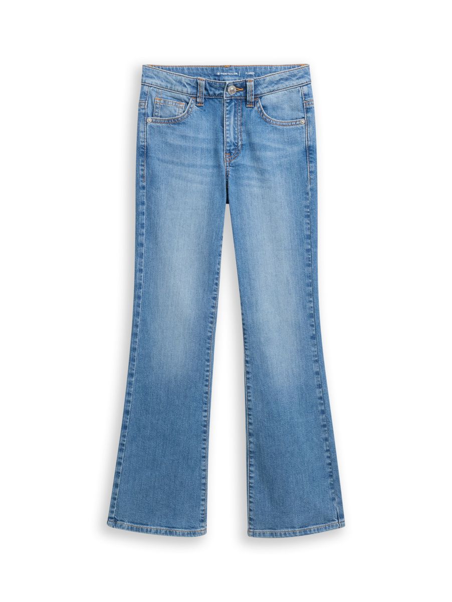 flared denim