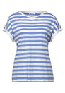 T-Shirt mit Rundhals und Knopfdetail