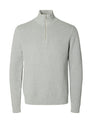 SLMDANE LS KNIT STRUCTURE HALF ZIP