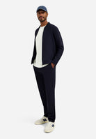 Jacket Shirt College Collar Full Zipper Stretch Sedoc