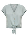 ONLSIESTA SS KNOT LIN BL SHIRT PNT