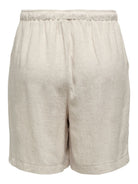 ONLSIESTA MW PULL-UP LIN BL SHORTS