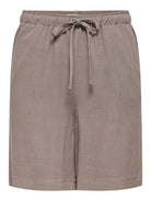 ONLSIESTA MW PULL-UP LIN BL SHORTS  NOOS