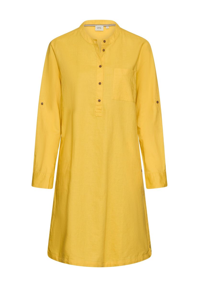 Hemdblusenkleid mit Stehkragen