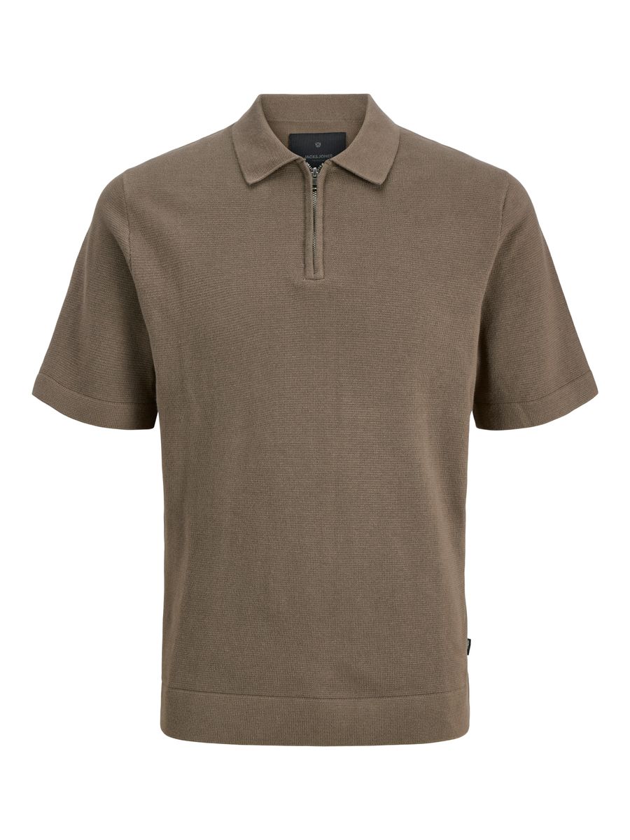 JPRBLAMILANO SPRING KNIT ZIP POLO S