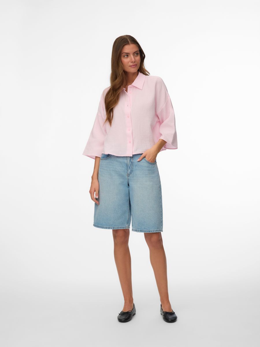 VMNATALI CROP SHIRT WVN NOOS